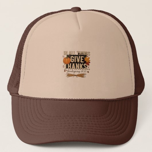 Casquette Action de grâce (Devant)