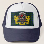 Casquette Adam Scottish Tartan & Badge Trucker Hat (Devant)
