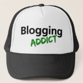Casquette Addict aux blogs (Devant)
