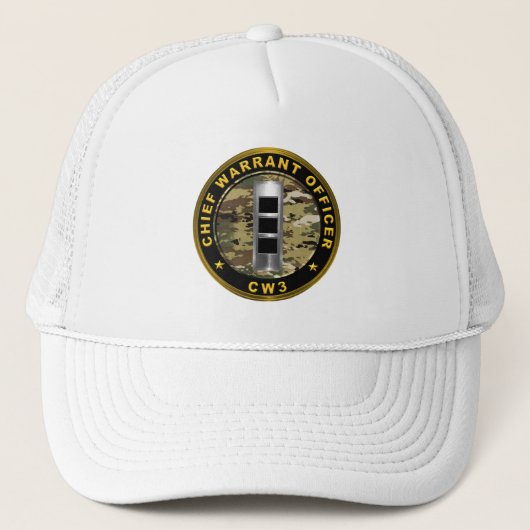 Casquette Adjudant-chef Trois CW3 (Devant)