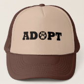 Casquette Adopter les animaux (Devant)