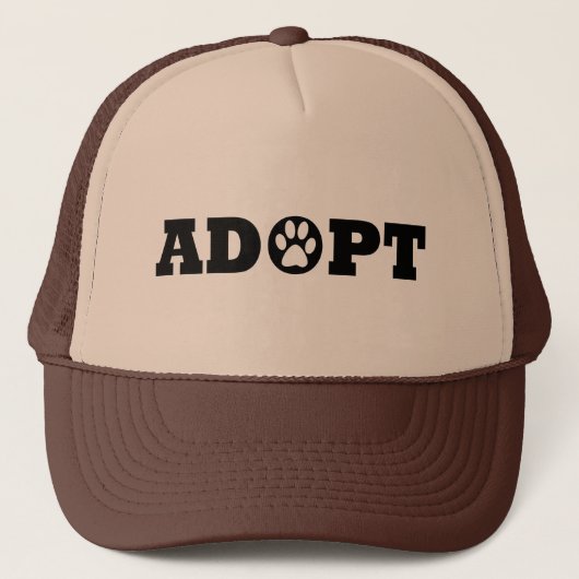 Casquette Adopter les animaux (Devant)