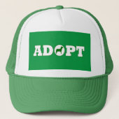 Casquette Adopter les animaux (Devant)