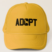 Casquette Adopter les animaux (Devant)