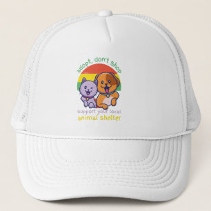 CASQUETTE ADOPTER NE PAS SHOP SOUTENIR VOTRE ABRI ANIMAL LOC