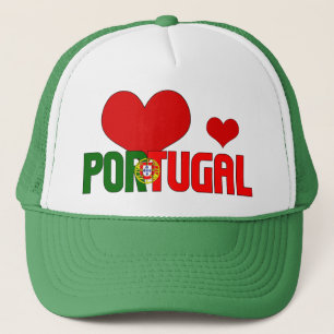 Casquette Adorable Portugal Coeurs Drapeau Patriotique