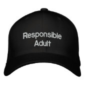 Casquette adulte responsable (Devant)