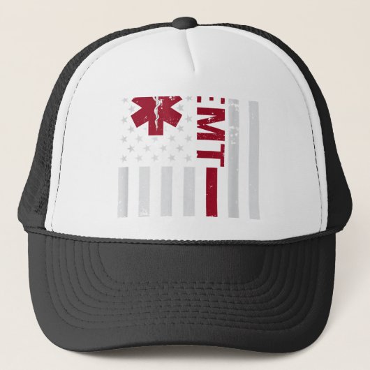 Casquette AEMT Advanced Emergency Médicale Technicien USA (Devant)