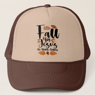 Casquette Affaire For Jesus He Never Leaves Thanksgiving Chr
