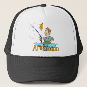 Casquette Afishinado de pêche drôle