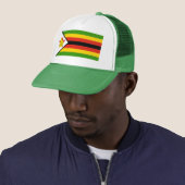 CASQUETTE AFRIQUE : DRAPEAU DU ZIMBABWE (En situation)