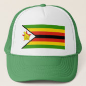 CASQUETTE AFRIQUE : DRAPEAU DU ZIMBABWE (Devant)