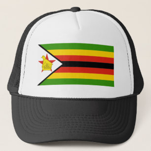 CASQUETTE AFRIQUE : DRAPEAU DU ZIMBABWE