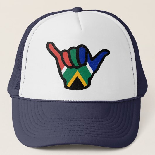 Casquette Afrique du Sud Chill Out main drapeau sud-africain (Devant)