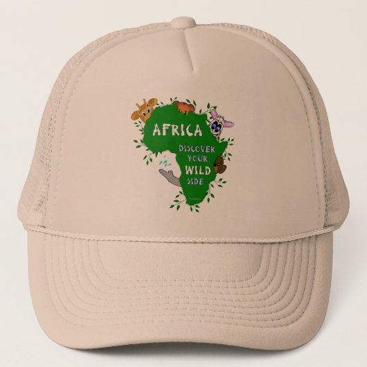 Casquette Afrique sauvage (Devant)