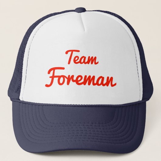 Casquette Agent de maîtrise d'équipe (Devant)
