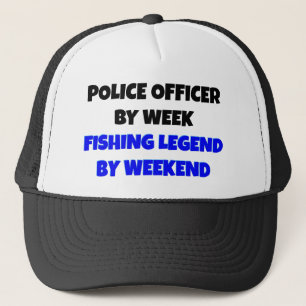 Casquette Agent de police de la légende de la pêche