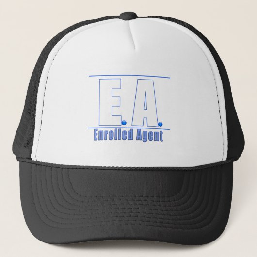 CASQUETTE AGENT ENROULÉ EA LOGO1 (Devant)