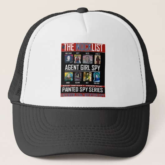 CASQUETTE AGENTE FILLE ESPIONNE (Devant)