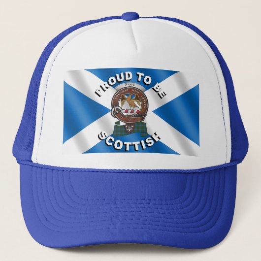 Casquette Agnew Clan Badge Scottish Trucker Chapeau (Devant)