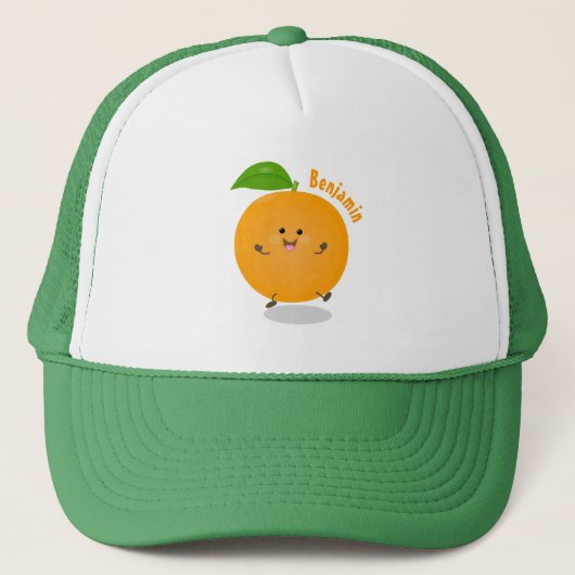 Casquette Agréable agrumes d'orange (Devant)
