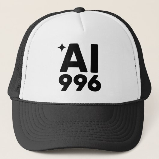 Casquette AI 996™ Trucker Hat (Devant)