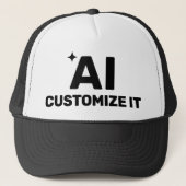 Casquette AI Customized™ Trucker Hat (Devant)