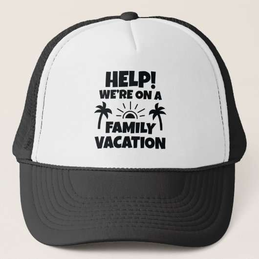 Casquette Aide Vacances familiales (Devant)
