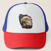 Casquette Aigle à drapeau américain (Devant)