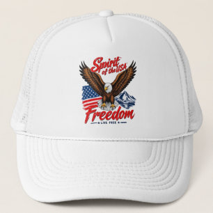 Casquette Aigle chauve patriotique vintage Drapeau américain