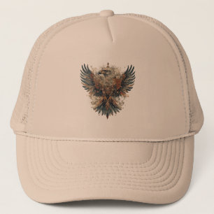 Casquette Aigle majestueux dans un design artistique complex