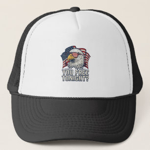 Casquette Aigle Patriotique Vous Êtes Libre Ce Soir T-Shirt
