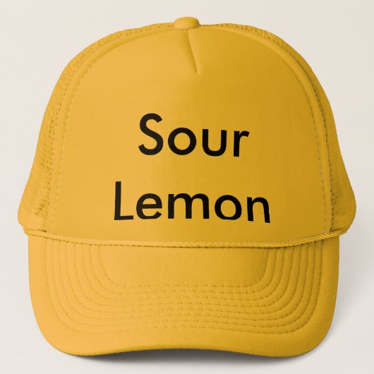 Casquette aigre de citron (Devant)