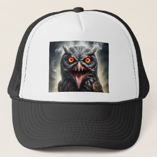 Casquette "Ailes de cauchemar : le hibou vampire aux crocs"