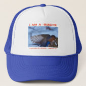 Casquette Ailes vers l'Est Oiseau de bleuet (Devant)