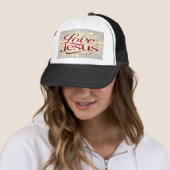 Casquette Aime Jésus (En situation)