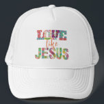 Casquette Aimer Comme Jésus, Jésus Vous Aime<br><div class="desc">Entrez dans le monde de la foi et de la mode avec notre casquette chrétien "Amour comme Jésus". Ce design mêle une esthétique branchée à un message puissant, avec des lettres d'amour tissées en une composition vibrante de fleurs colorées. Express votre dévotion de manière moderne et chic, en faisant une...</div>