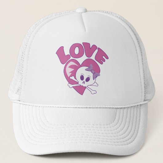 Casquette Aimer le crâne (Devant)