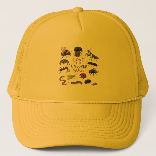 Casquette Aimez les insectes méprisés (Devant)