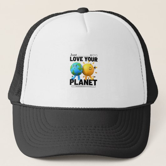 Casquette Aimez simplement votre planète (Devant)