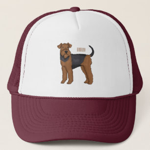 Casquette Airedale terrier dog cartoon