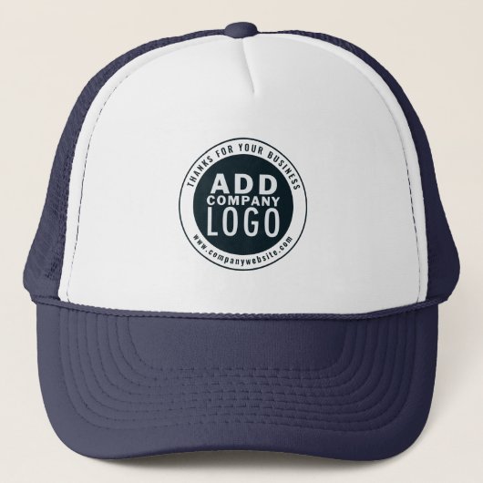 Casquette Ajouter un logo d'entreprise Adresse de site Web p (Devant)