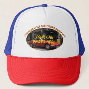 Casquette Ajouter Un Nom, Sa Photo De Voiture, Texte, Wonder