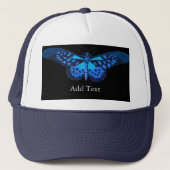 Casquette Ajouter un texte Bleu Papillon image-Casquette Bea (Devant)