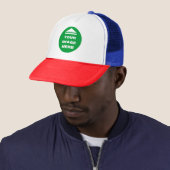 Casquette - Ajouter votre image - Rouge & Bleu - P (En situation)