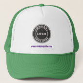 Casquette Ajouter votre logo d'entreprise et site Web d'entr (Devant)