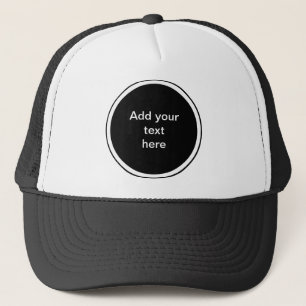 Casquette Ajouter votre texte ici - MODÈLE