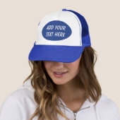 CASQUETTE AJOUTEZ VOTRE TEXTE HERE-HAT (En situation)