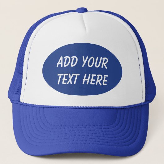 CASQUETTE AJOUTEZ VOTRE TEXTE HERE-HAT (Devant)
