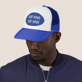 CASQUETTE AJOUTEZ VOTRE TEXTE HERE-HAT (En situation)